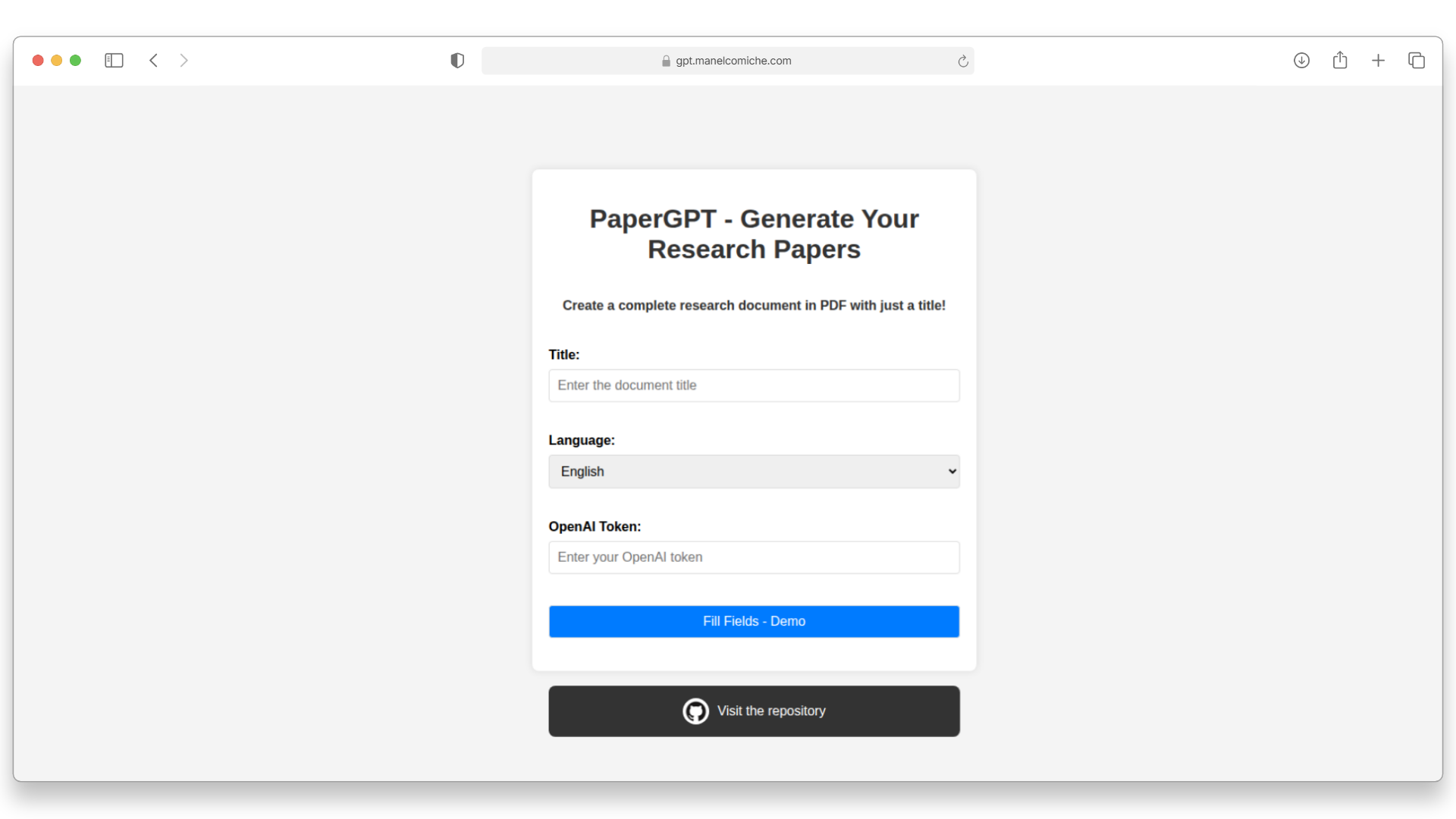 PaperGPTAgent